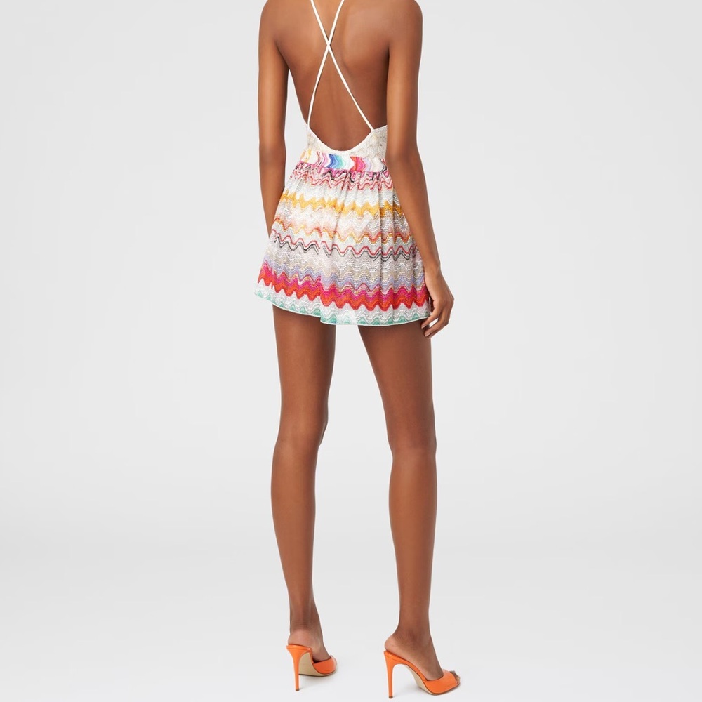 Missoni Multicolor Zigzag Mini Skirt - Picture 3 of 8